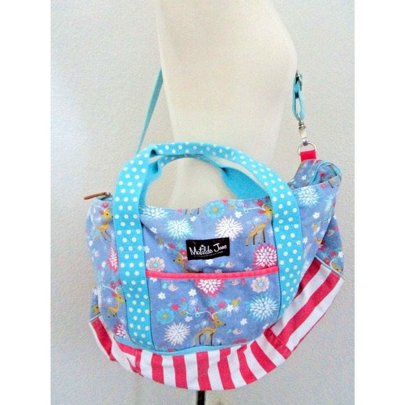 Matilda Jane Accessories Matilda Jane Duffle Tote Bag Blue Winter